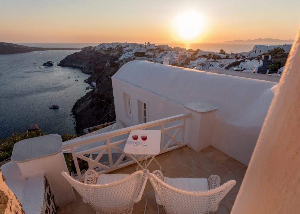 White House Villa in Oia of Santorini island